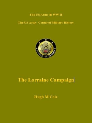 cover image of The Lorraine Campaign